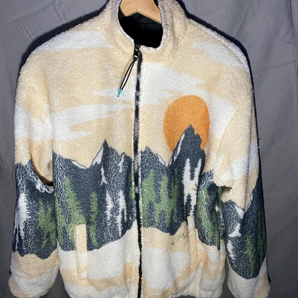 Custom Print Reversible Textile Jacket